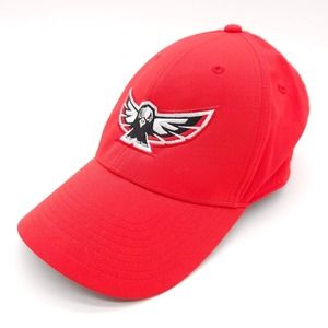 Atlanta Hawks Nike Legacy91‎ Dri Fit Strapback Hat Ball Cap NBA Basketball Red